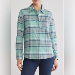 NWT True Religion Boyfriend Button-Up Shirt